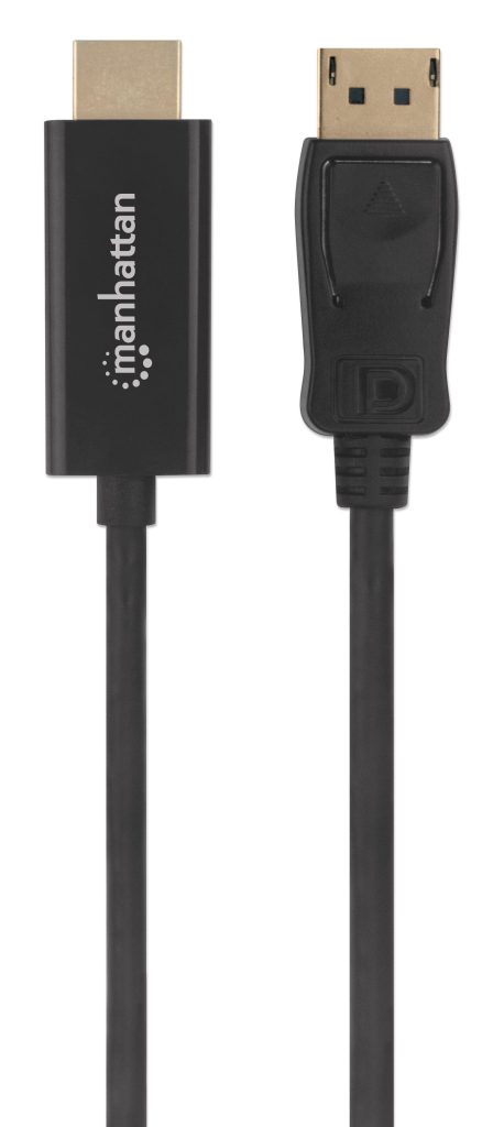 153188 Cable DisplayPort Macho a HDMI Macho, 3 m; resoluciones de video Full-HD hasta 1080p a 60Hz