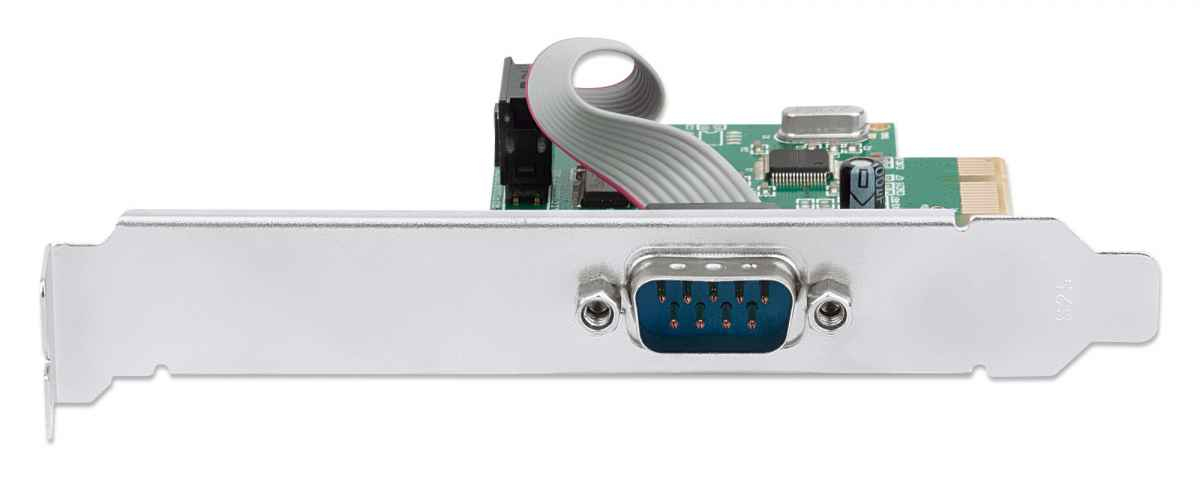 153492 Tarjeta Serial PCI Express, Un puerto, Línea x1, Se puede instalar en buses PCI Express vía x1, x2, x4, x8 y x16.