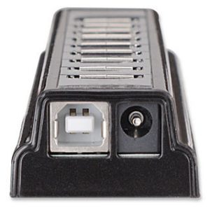 161572 HUB USB de Alta Velocidad de escritorio, 10 puertos, que proveen energía