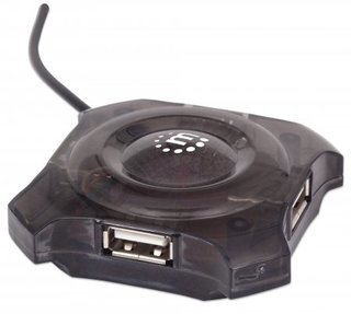 162272 Hub USB 4 puertos, Compatible con todos los puertos y dispositivos USB, 3 años de garantia.