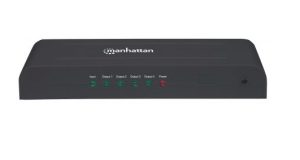 207515 Video Splitter HDMI 4K de 4 puertos; Multiplica una señal de audio/video digital de alta definición hasta para cuatro pantallas HDMI 4K