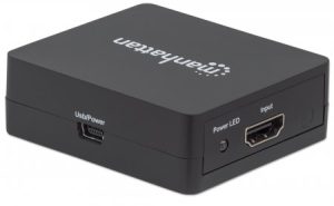 207652 Video Splitter HDMI de 2 puertos, 1080p, Proyecta video desde una fuente HDMI en dos pantallas HD.