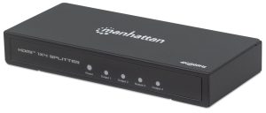 207805 Video Splitter HDMI 4K de 4 puertos, Replica una señal de audio/video digital de ultra alta definición (UHD), para hasta cuatro pantallas.