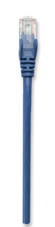 319775 Cable de red, Cat5e, UTP 3.0m color Azul; Contactos con baño de oro para una mejor conexión