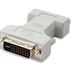 328883 Adaptador de Vídeo Digital DVI-I Macho a VGA hembra, Compatible con interfaces DVI-I y DVI-D