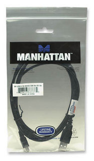 333375 Cable USB 2.0 A macho/ Mini-B macho, 480 Mbps, 1.8 m, Negro