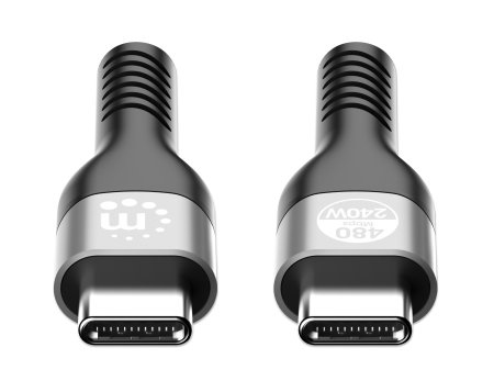 356367 Cable USB-C macho a USB-C macho, 2mts de AltaVelocidad, 480 Mbps, Power Delivery 3.1 retrocompatible con 140/100/65 W