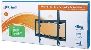 460934 Soporte para TV, de pared, pantallas planas de 32 pulgadas a 55 pulgadas de máximo 40 kg, de bajo perfil