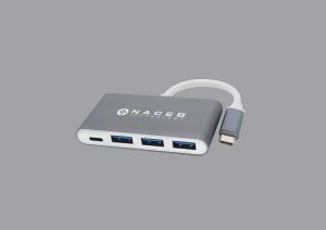 Adaptador NACEB HUB TIPO C A USB 3.0 NA-0112