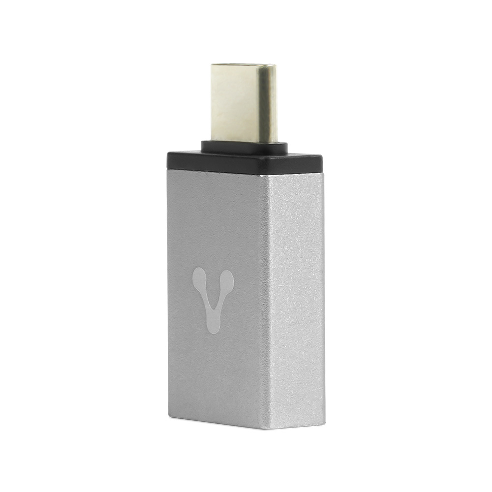 Adaptador OTG Tipo C a USB 3.0 VORAGO ADP-101, Aluminio