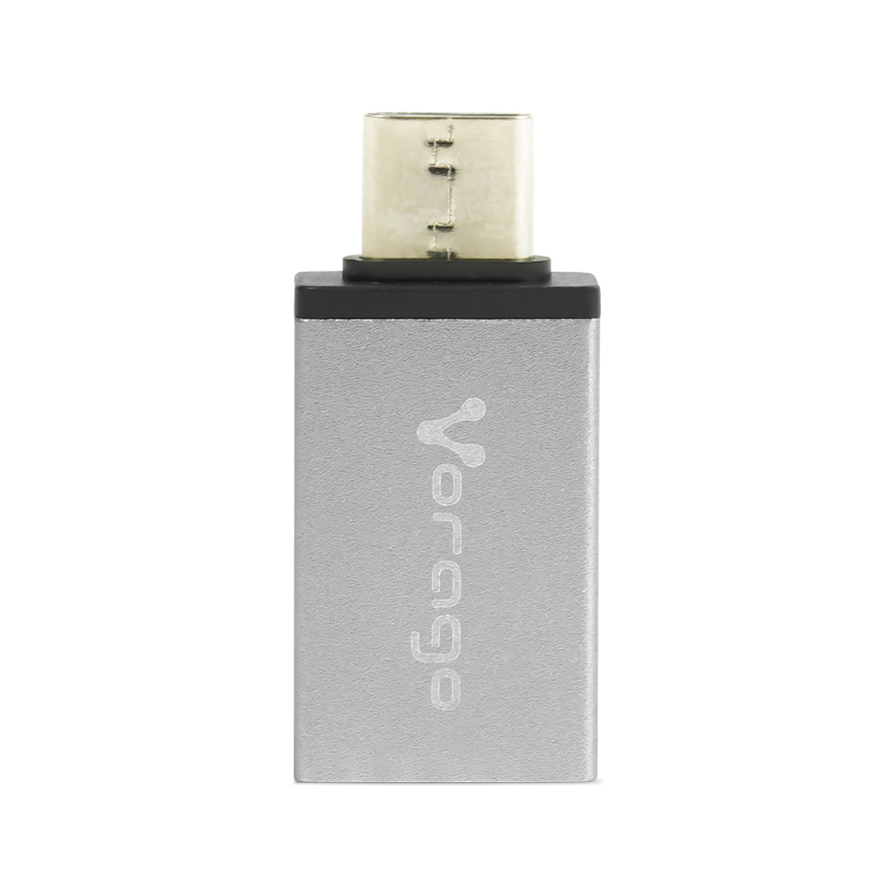 Adaptador OTG Tipo C a USB 3.0 VORAGO ADP-101, Aluminio