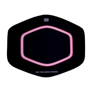 Alfombra Gamer Cooler Master CMI-FM510H, Base Color Negro con Halo Color Rosa, Base de Caucho Natural,