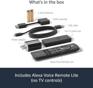 Amazon Fire TV Stick Lite Con Control de Voz Alexa