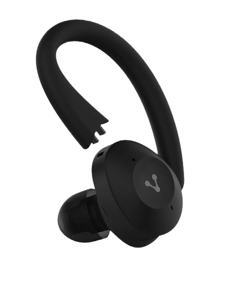 Audífonos. Vorago ESB-500-PLUS. TWS Bluetooth 5.0 IPX5. manos libres, earhooks / gancho desmontables 18 Hrs Super Bass 740mAh control táctil