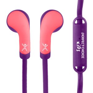 Audífonos alámbricos con micrófono BUBBLE GUM rosa PC-116493