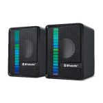 BOCINAS MULTIMEDIA RGB, USB + 3.5 MM, NEGRO, 20 HZ – 20 KHZ 963920, BROBOTIX