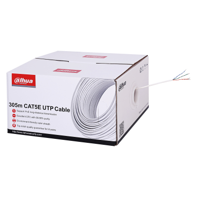 Bobina Dahua Technology DH-PFM920I-5EUN, 305 m, Blanco, Interior, 5e, Cobre