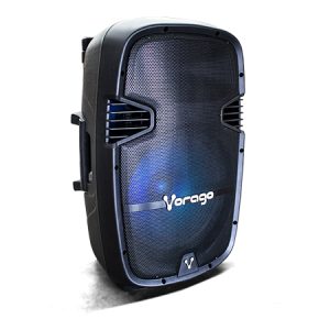 Bocina Bafle VORAGO KSP-500, 100 W, Negro, Bluetooth