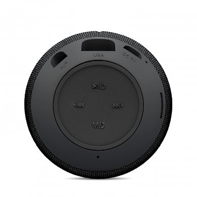 Bocina Bluetooth FM Redonda N BROBOTIX 263069 , Negro