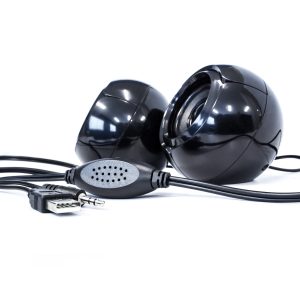 Bocina VORAGO SPK-105 , 6 W, Negro, Alámbrico, USB/3,5mm