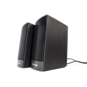 Bocina VORAGO SPK-106 , Negro, Alámbrico, USB/3,5mm