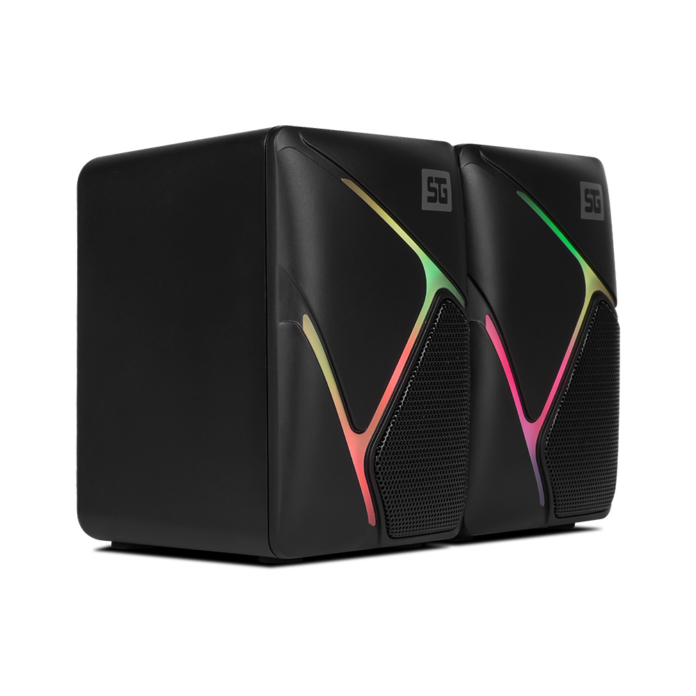 Bocinas 2.0. Vorago Start The Game SPK-108 RGB /USB /3.5 MM.