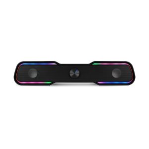 Bocinas Start The Game BSP-350 Bluetooth/3.5Mm, Usb, Iluminación Rgb, Negro