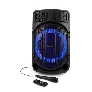 Bocinas Vorago KSP-502 Bafle Vorago. KSP-502 bafle Vorago 80W FM BT recargable 1 microfono TWS.