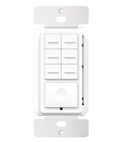 Botonera de 7 Escenas Inteligente Orvibo T10S7ZW-1UO, Color blanco, Inalámbrico y alámbrico, Wi-Fi, 2400 MHz, 120 - 270