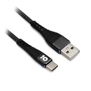 CARGADOR BROBOTIX USB C/CABLE TIPO C CARGA RÁPIDA 963325, Negro, Pared, 5 V, 1
