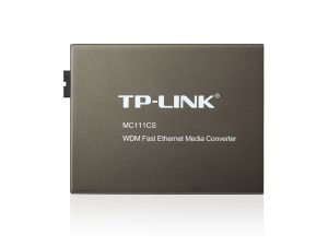 CONVERTIDOR MULTIMEDIA WDM DE 10/100MBPS TP-LINK MC112CS DE RECEPCIÓN Y TRANSMISIÓN DE DATOS EN UNA FIBRA