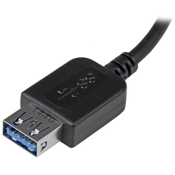 Cable USB StarTech.com , 0,15 m, USB C, USB A, Macho/hembra, Negro