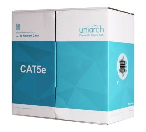 Cableado UTP Cat5e UNV (CAB-LC2100A-IN) Forro PVC Azul / 4 Pares Calibre 23 AWG / 100% Cobre / Uso Interior