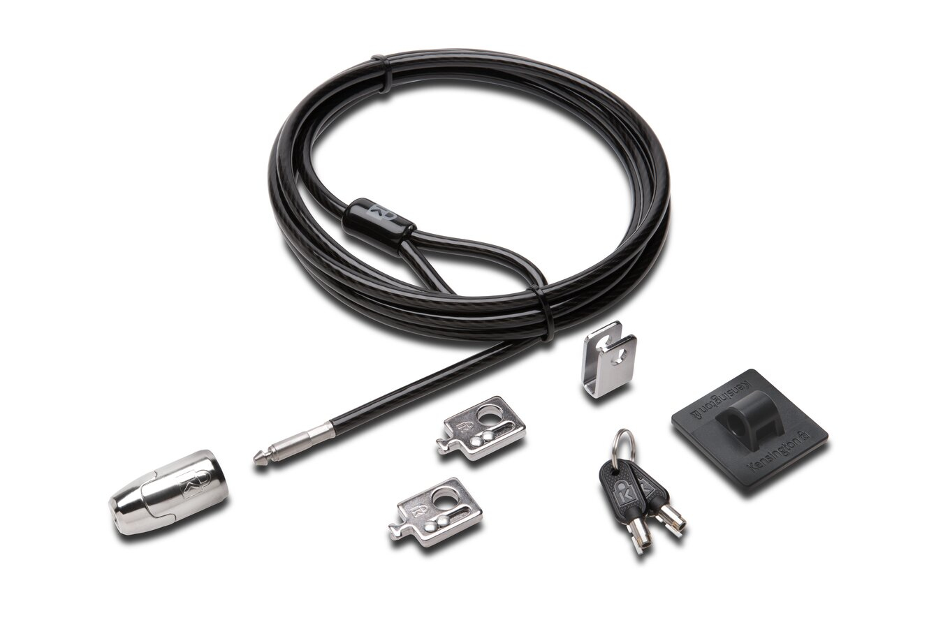 Cable de Bloqueo Kensington para Computadora de Escritorio - 2.44m Cable - Negro - Acero al carbono K64424WW