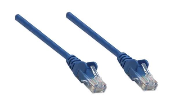 Cable de Red INTELLINET 342575 Cat6, 1 m, RJ-45, RJ-45, Macho/Macho, Azul