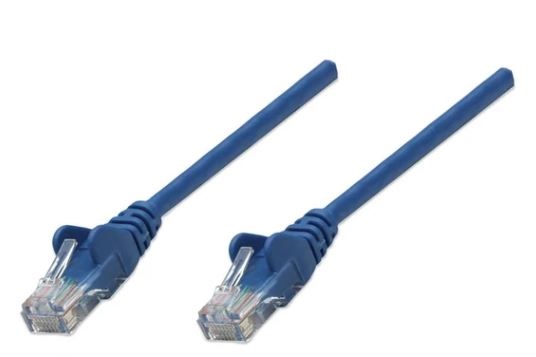 Cable de Red INTELLINET 342605 Cat6, 3 m, RJ-45, RJ-45, Macho/Macho, Azul