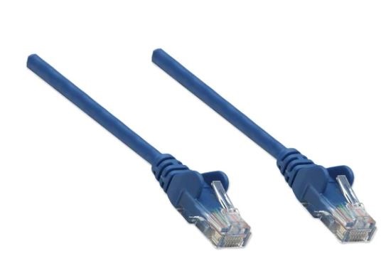 Cable de Red INTELLINET 342605 Cat6, 3 m, RJ-45, RJ-45, Macho/Macho, Azul