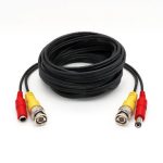 Cable siames c/conectores de video y energía para DVR/CÁMARA (BNC), 10 m, 764748, BROBOTIX