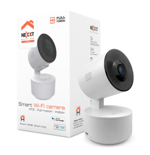 Camara inteligente Wi-Fi motorizada para interior (PTZ)