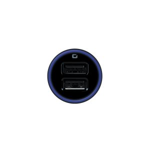 Cargador Mobifree Cargador de Coche 2 puertos USB , Negro, Auto, Corriente alterna, USB, 2