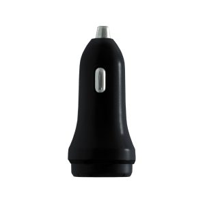 Cargador Mobifree Cargador de Coche USB y Tipo C, Negro, Auto, Corriente alterna, USB, 1