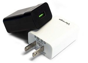 Cargador VORAGO AU-302-WH, Blanco, Fast Charge 2.4A