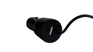 Cargador cable micro USB VORAGO AU-303, Negro, 2.4A USB 1.0A