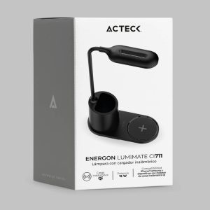 Cargador con Lampara para Escritorio ENERGON LUMIMATE CI711 Acteck