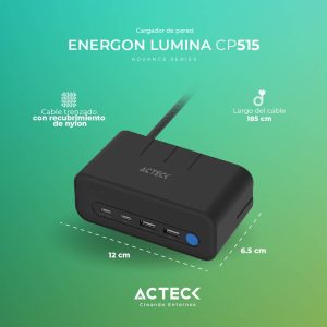 Cargador de escritorio Energon MATE CE4676 Acteck