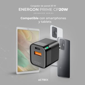 Cargador de pared 20w Energon Prime CP20W Advanced Series