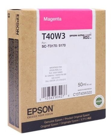 Cartucho EPSON UltraChrome XD2, Magenta, T3170, T3170M, T5170, T5170M, Cartucho