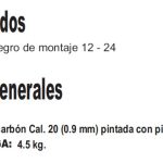 Charola NORTH SYSTEM, Negro, Acero