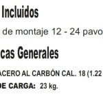 Charola para monitor NORTH SYSTEM, Negro, 2.8 kg, Acero