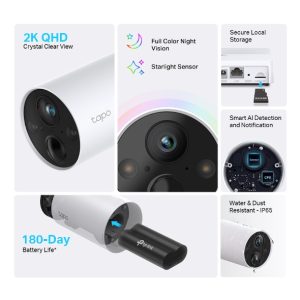 Cámaras de Vigilancia Batería TP-LINK TAPO C420S2